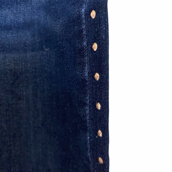 Style Me Stretch Jean Studded Skirt Size 12 NWT - Picture 3 of 9